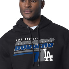 Los Angeles Dodgers Starter Logo Push Graphic Hoodie - Black - MLB on Sale