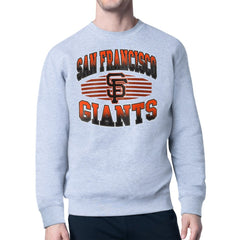 San Francisco Giants Starter Team Grit Graphic Fleece Pullover Sweatshirt - Heather Gray - MLB on Sale