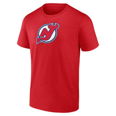 New Jersey Devils Primary Logo T-Shirt - Red - NHL 203352906