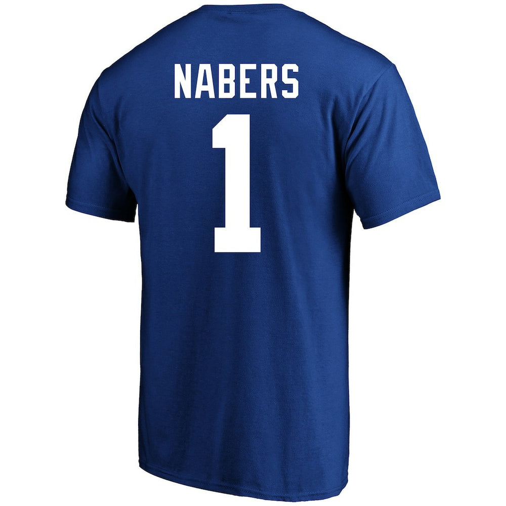 Fanatics Malik Nabers New York Giants Big & Tall Player Name & Number T-Shirt Royal