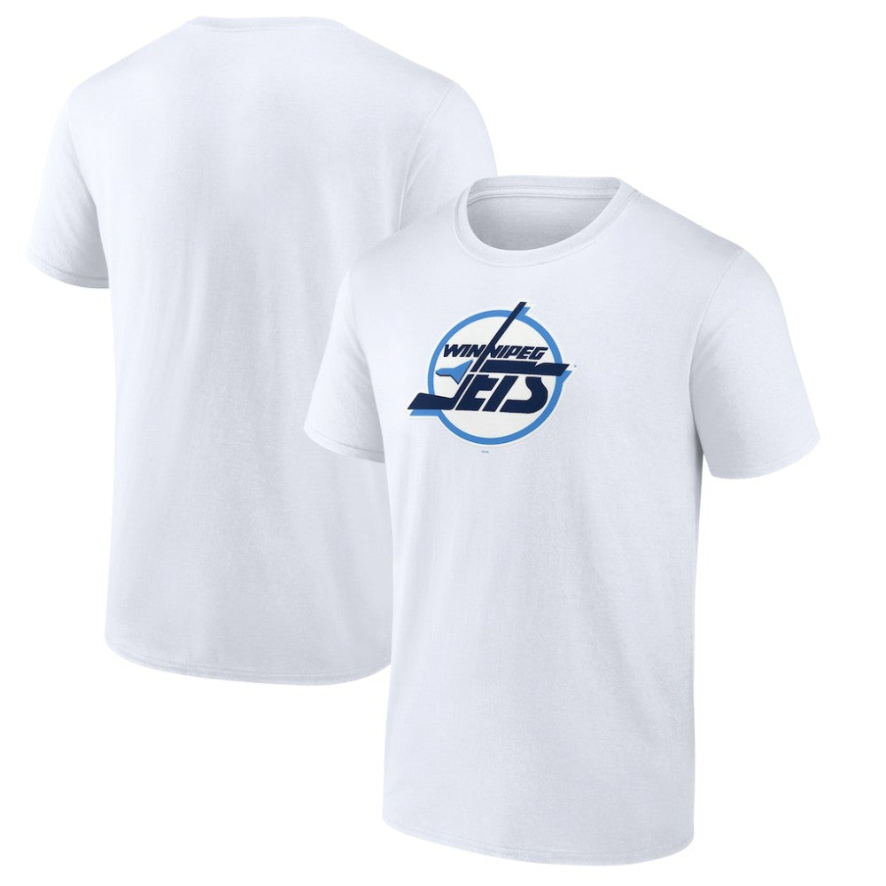 Winnipeg Jets Primary Logo T-Shirt - White - NHL 203353770