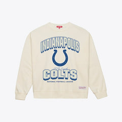Mitchell & Ness Indianapolis Colts Women's Tonal Arch Sweatshirt Cream