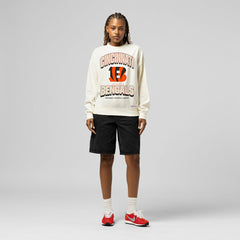 Mitchell & Ness Cincinnati Bengals Women's Tonal Arch Sweatshirt Cream