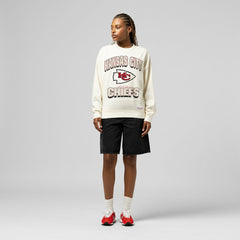 Mitchell & Ness Kansas City Chiefs Women's Tonal Arch Sweatshirt Cream
