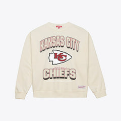 Mitchell & Ness Kansas City Chiefs Women's Tonal Arch Sweatshirt Cream