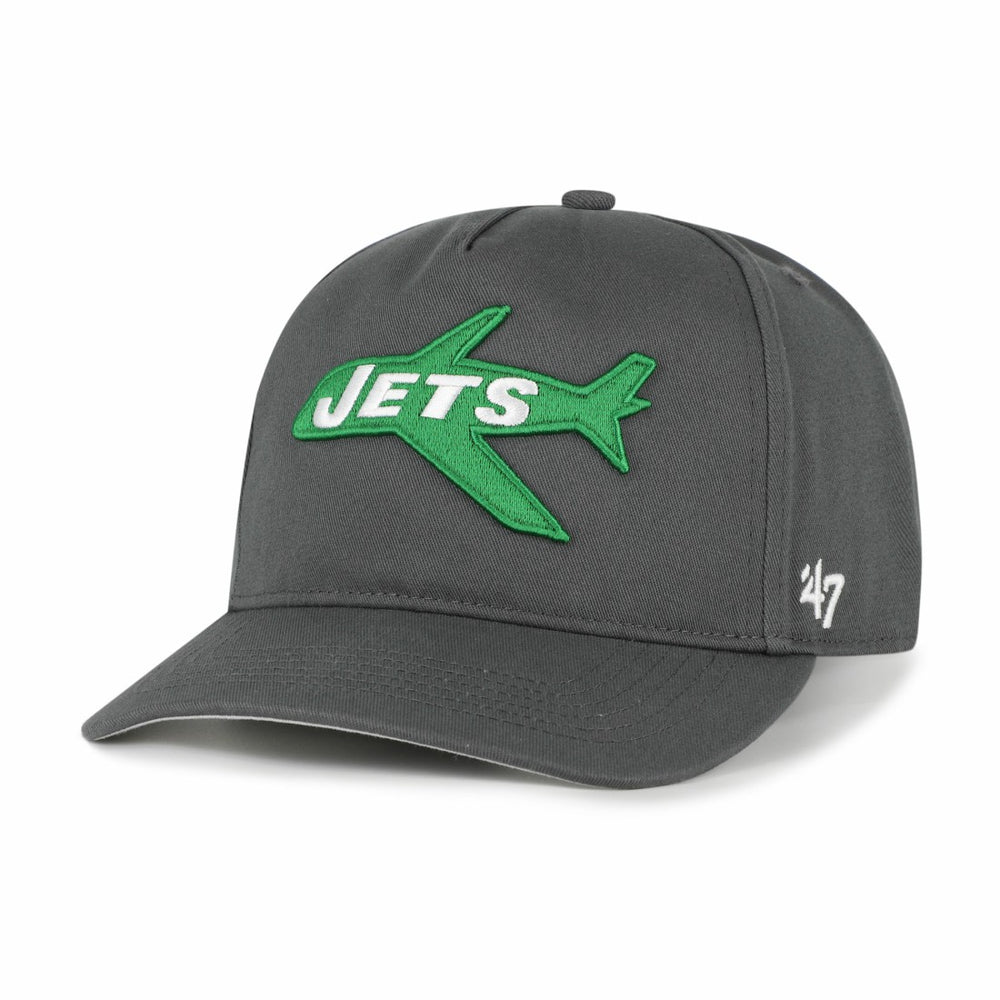 47 brand New York Jets '47 Hitch Adjustable Hat Charcoal