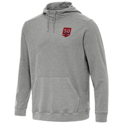 Tampa Bay Buccaneers Antigua 50th Season Cloud Hoodie Heather Black
