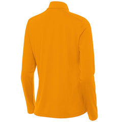 Tampa Bay Buccaneers Antigua Women's 50th Season Intent Quarter-Zip Sweatshirt Orange