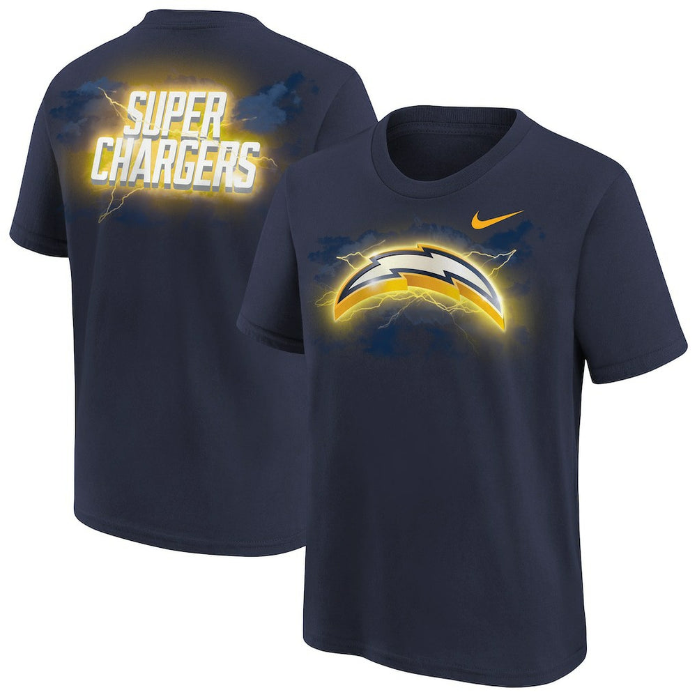 Nike Los Angeles Chargers Youth Super Chargers Alt Pack T-Shirt Navy