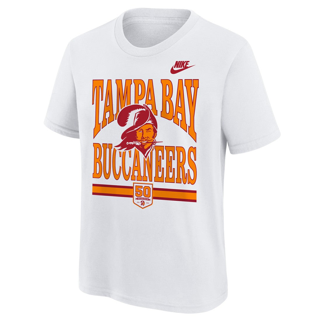 Tampa Bay Buccaneers Outerstuff Preschool 50th Anniversary T-Shirt White