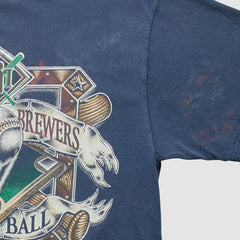 Milwaukee Brewers 1996 T-Shirt - Navy - Vintage - Fanatics Discount