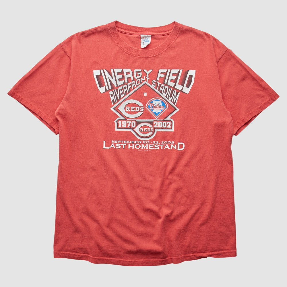 Cincinnati Reds 2002 T-Shirt - Red - Vintage - Fanatics Online