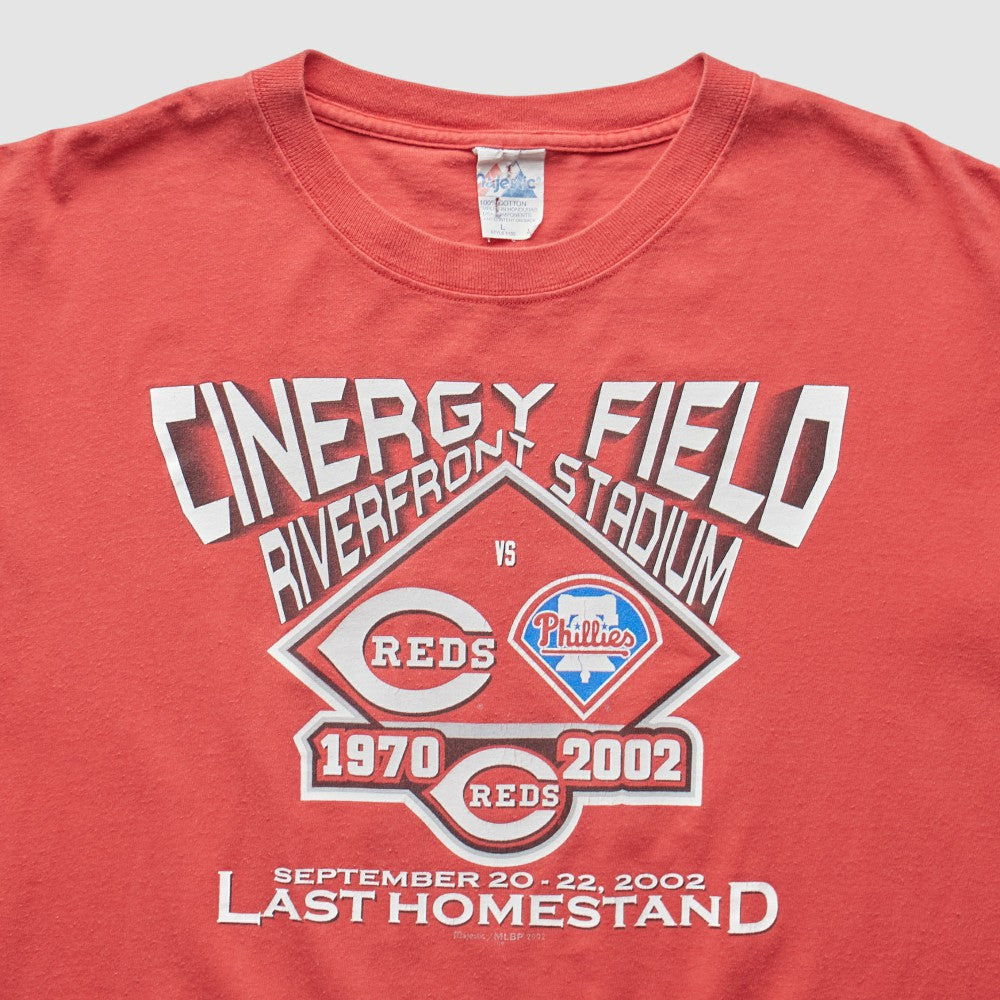 Cincinnati Reds 2002 T-Shirt - Red - Vintage - Fanatics Online