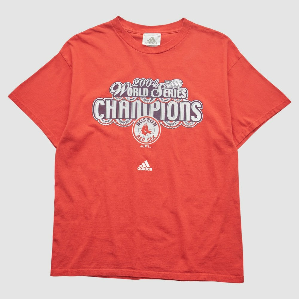 Boston Red Sox Adidas 2004 T-Shirt - Red - Vintage - Fanatics Discount