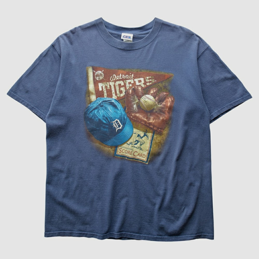 Detroit Tigers 2000s T-Shirt - Blue - Vintage - Fanatics Lifestyle