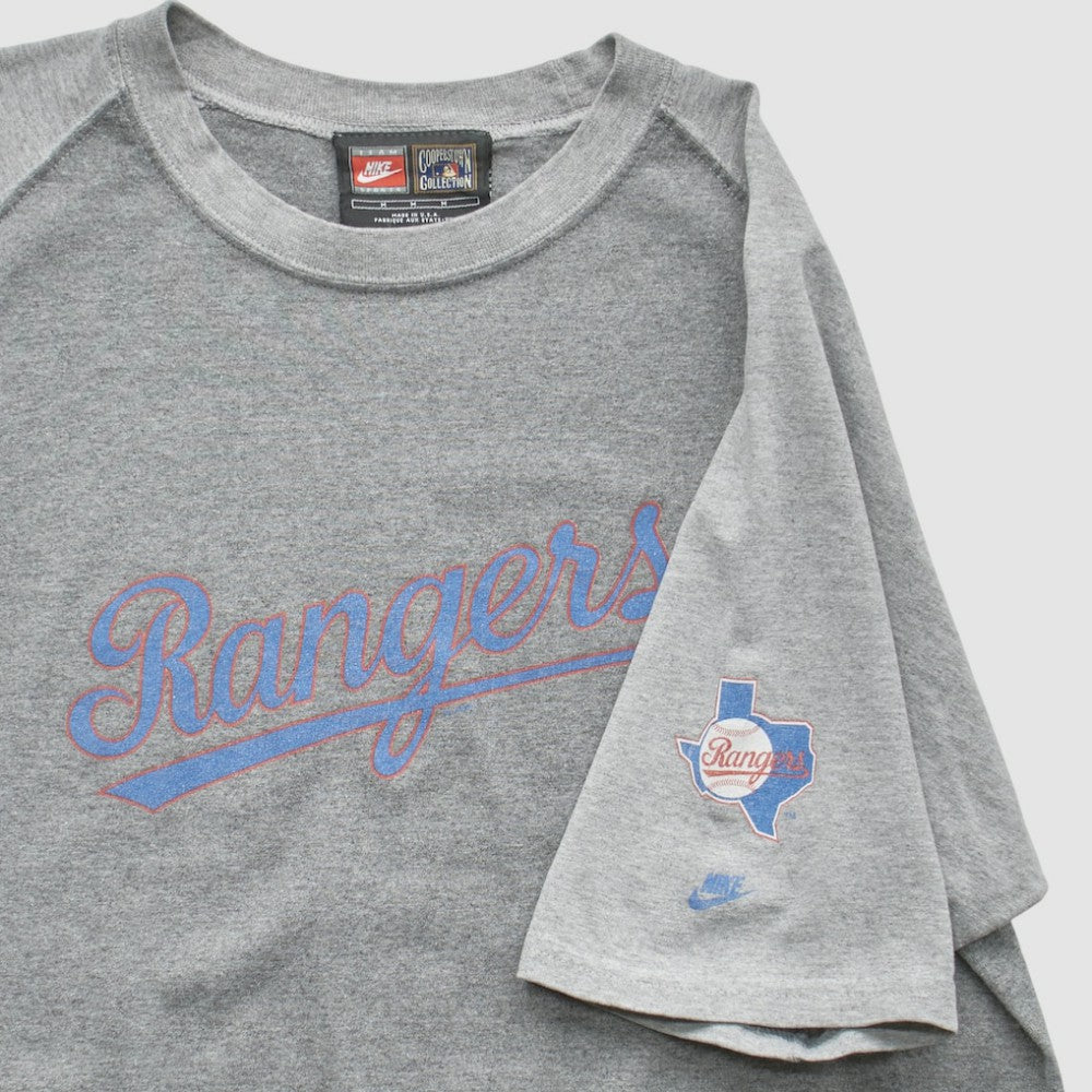 Texas Rangers Nike 2000s T-Shirt - Gray - Vintage - Nike Sale