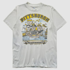 Pittsburgh Pirates Hanes 90s T-Shirt - White - Vintage - Fanatics Sale