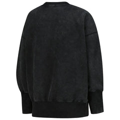 Mitchell & Ness Dallas Cowboys Women's Delineate Mineral Wash Crewneck Sweatshirt Black