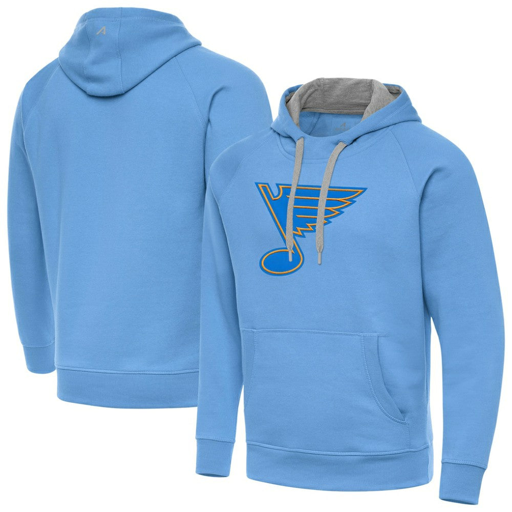 St. Louis Blues Antigua Victory Pullover Hoodie - Blue - NHL 203361764