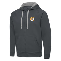 Boston Bruins Antigua Victory Full-Zip Hoodie - Charcoal - NHL 203361779