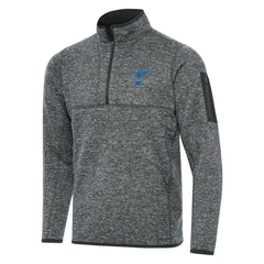St. Louis Blues Antigua Fortune Quarter-Zip Pullover Jacket - Heather Gray - NHL 203361791