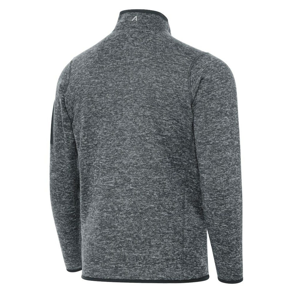 St. Louis Blues Antigua Fortune Quarter-Zip Pullover Jacket - Heather Gray - NHL 203361791
