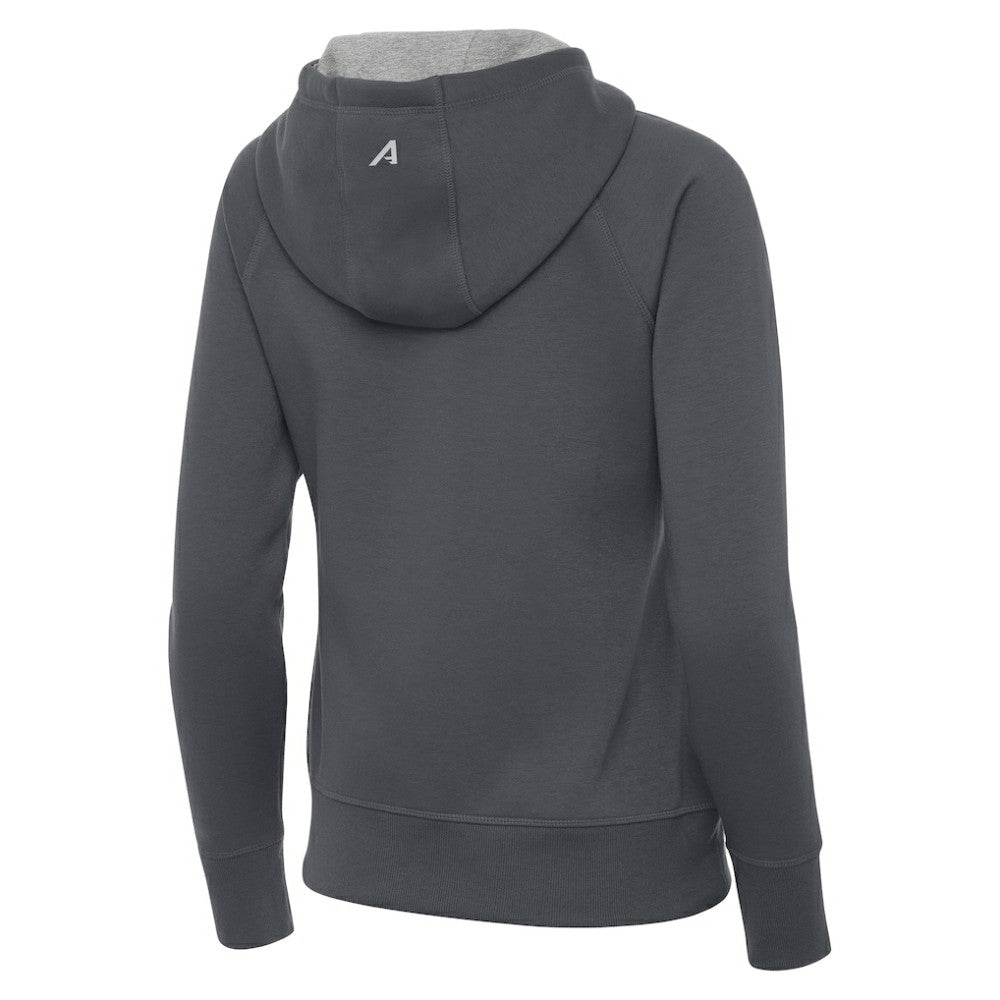 Boston Bruins Antigua Women's Victory Full-Zip Hoodie - Charcoal - NHL 203361798