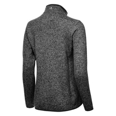 Boston Bruins Antigua Women's Fortune Half-Zip Pullover - Heather Black - NHL 203361805