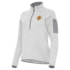 Boston Bruins Antigua Women's Fortune Half-Zip Pullover - Heather Gray - NHL 203361807