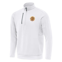 Boston Bruins Antigua Generation Quarter-Zip Pullover Top - White - NHL 203361823