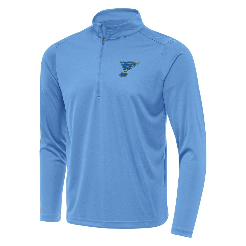 St. Louis Blues Antigua Tribute Lightweight Quarter-Zip Pullover - Blue - NHL 203361827