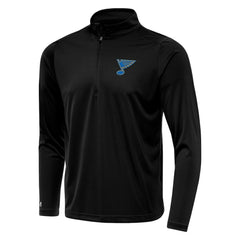 St. Louis Blues Antigua Tribute Lightweight Quarter-Zip Pullover - Black - NHL 203361829