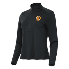 Boston Bruins Antigua Women's Tribute Half-Zip Pullover - Gray - NHL 203361835