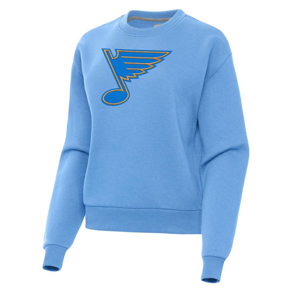 St. Louis Blues Antigua Women's Victory Pullover Sweatshirt - Blue - NHL 203361841