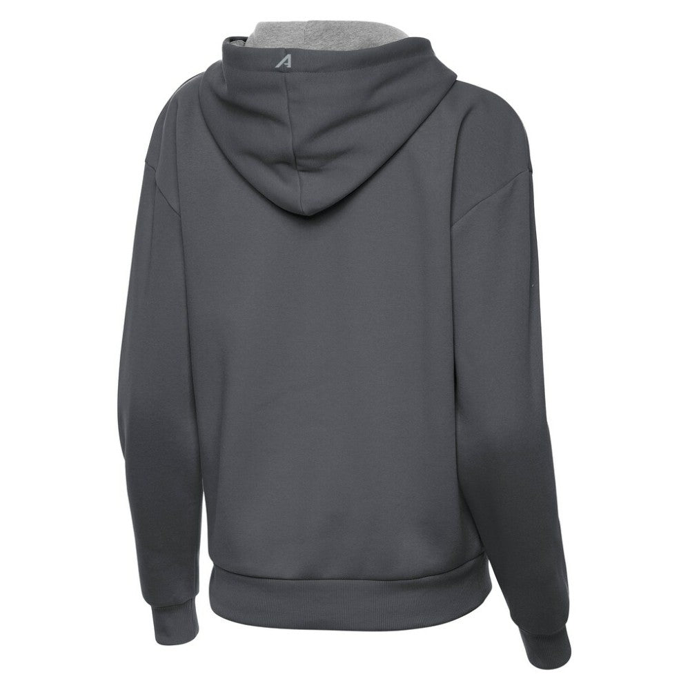 St. Louis Blues Antigua Women's Victory Pullover Hoodie - Charcoal - NHL 203361856