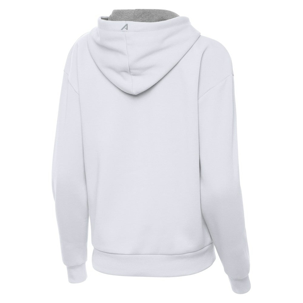 Boston Bruins Antigua Women's Victory Pullover Hoodie - White - NHL 203361858