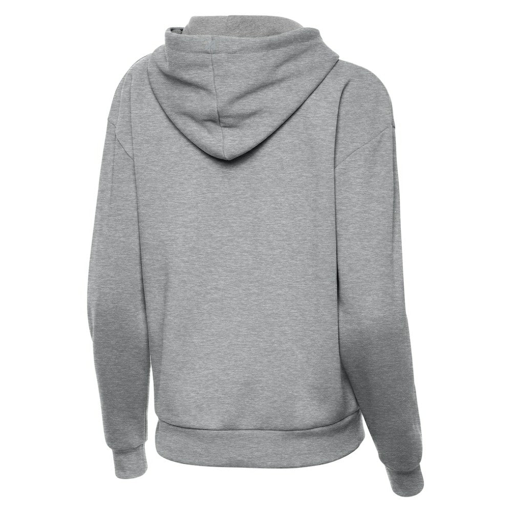 Boston Bruins Antigua Women's Victory Pullover Hoodie - Heather Gray - NHL 203361859