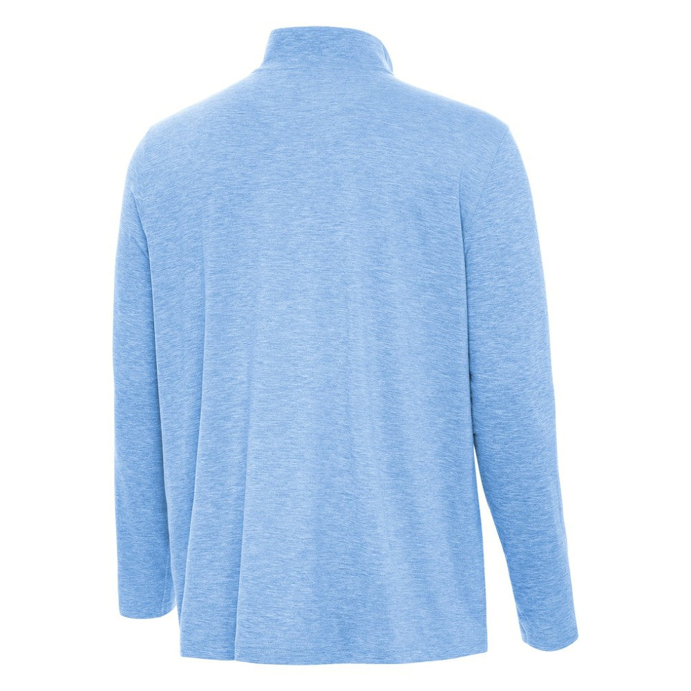 St. Louis Blues Antigua Hunk Lightweight Quarter-Zip Pullover - Heather Blue - NHL 203361875