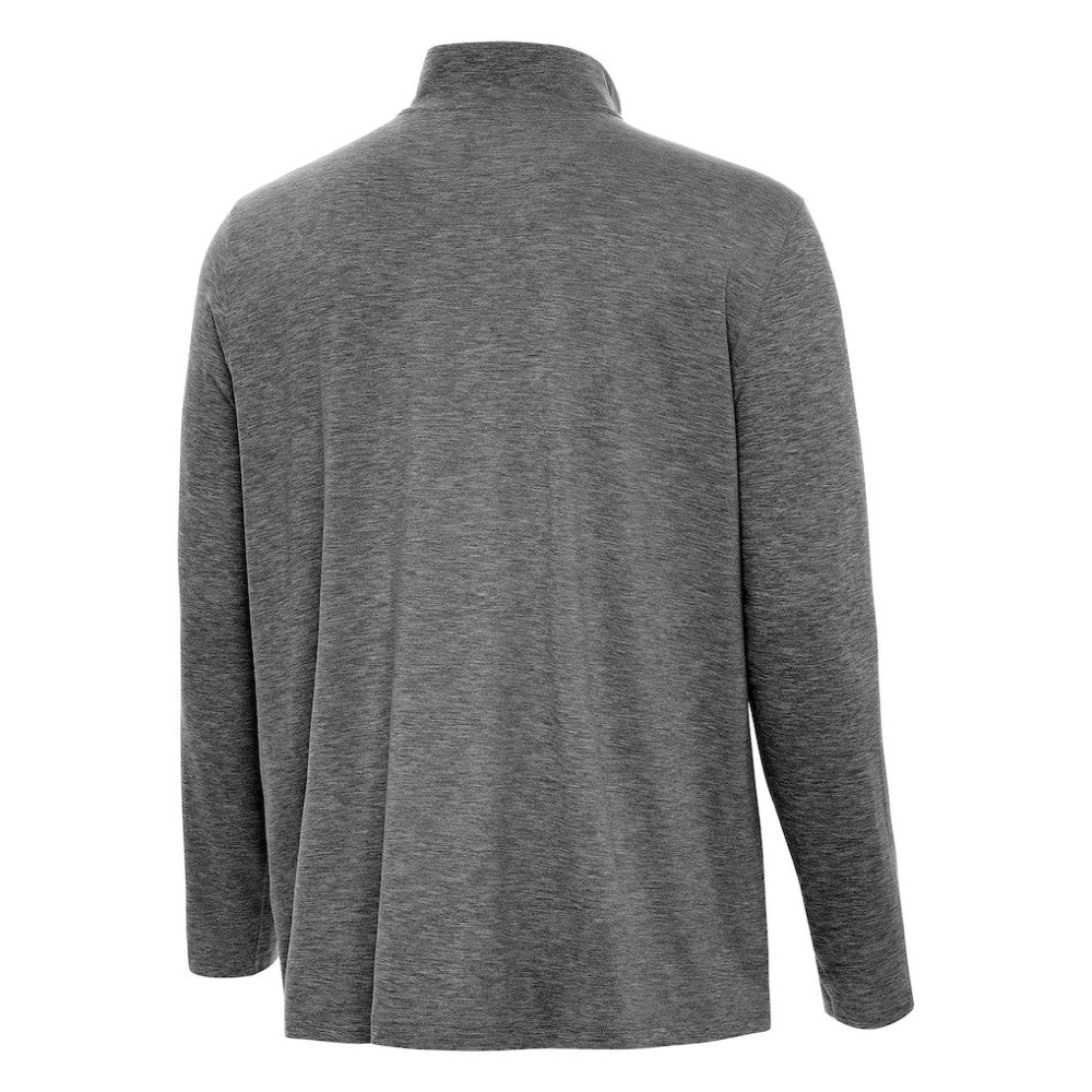 Boston Bruins Antigua Hunk Lightweight Quarter-Zip Pullover - Heather Black - NHL 203361877