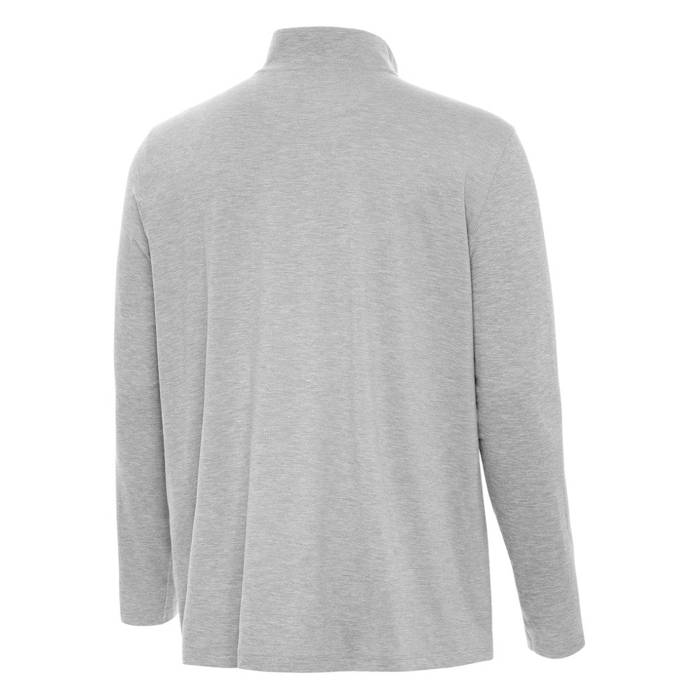 St. Louis Blues Antigua Hunk Lightweight Quarter-Zip Pullover - Heather Gray - NHL 203361879