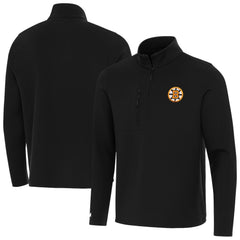 Boston Bruins Antigua Insider Quarter-Zip Pullover - Black - NHL 203361892