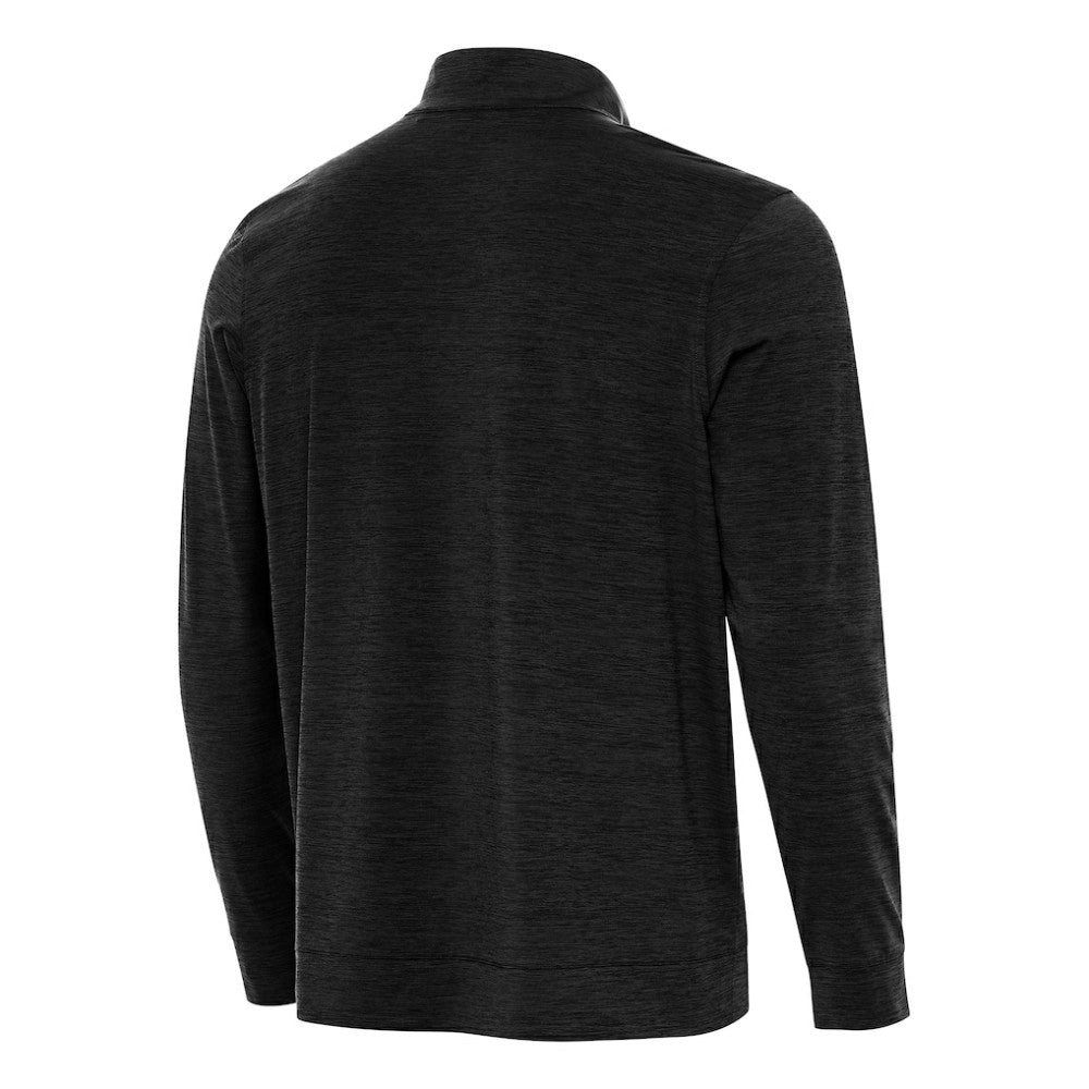 Boston Bruins Antigua Bright Quarter-Zip Pullover - Heather Black - NHL 203361907