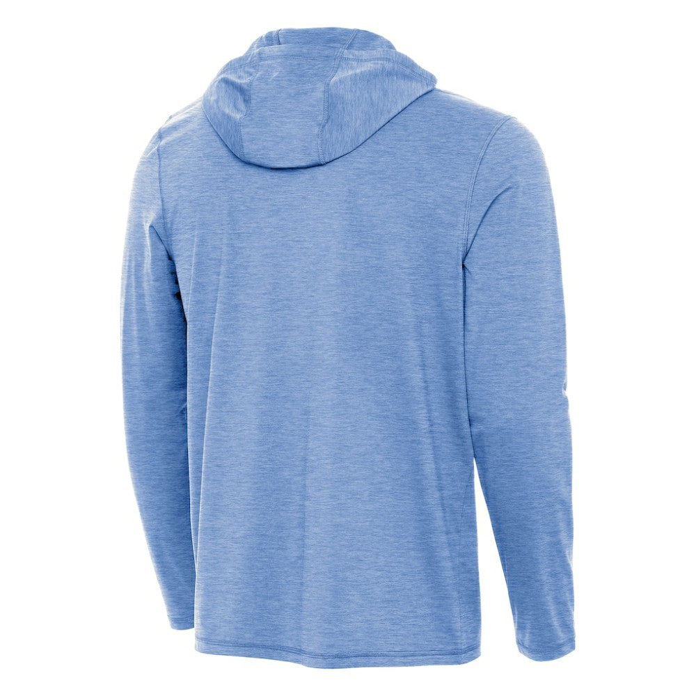St. Louis Blues Antigua Tidy Quarter-Zip Hoodie - Heather Blue - NHL 203361910