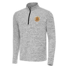 Boston Bruins Antigua Cause Quarter-Zip Jacket - Black - NHL 203361916