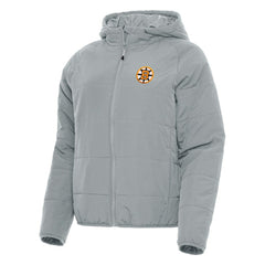 Boston Bruins Antigua Women's Raglan Universe Full-Zip Hooded Jacket - Gray - NHL 203361955