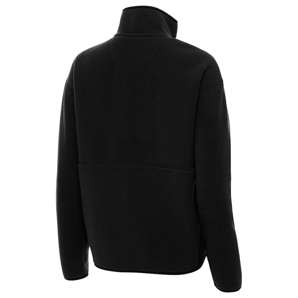 St. Louis Blues Antigua Women's Figure Half-Zip Pullover - Black - NHL 203361965