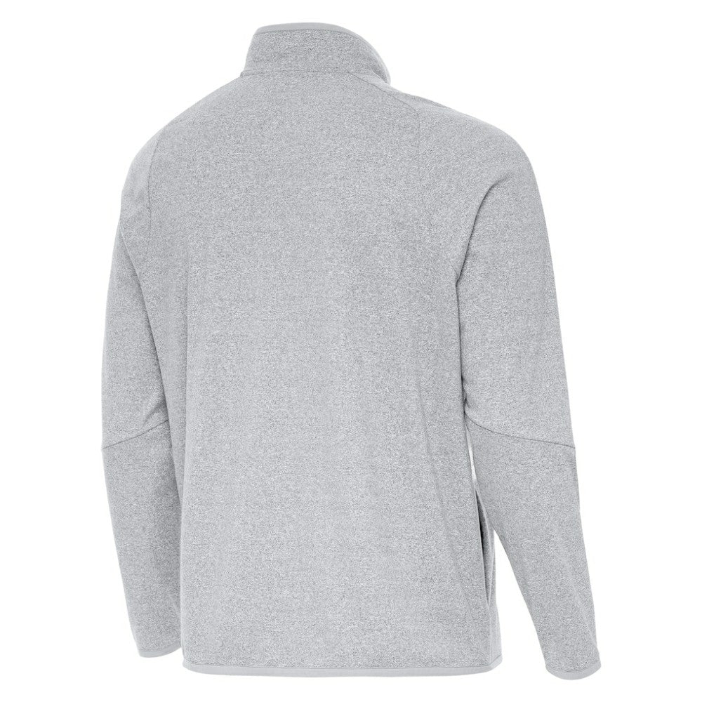 Boston Bruins Antigua Certain Tri-Blend Quarter-Zip Top - Heather Gray - NHL 203361971