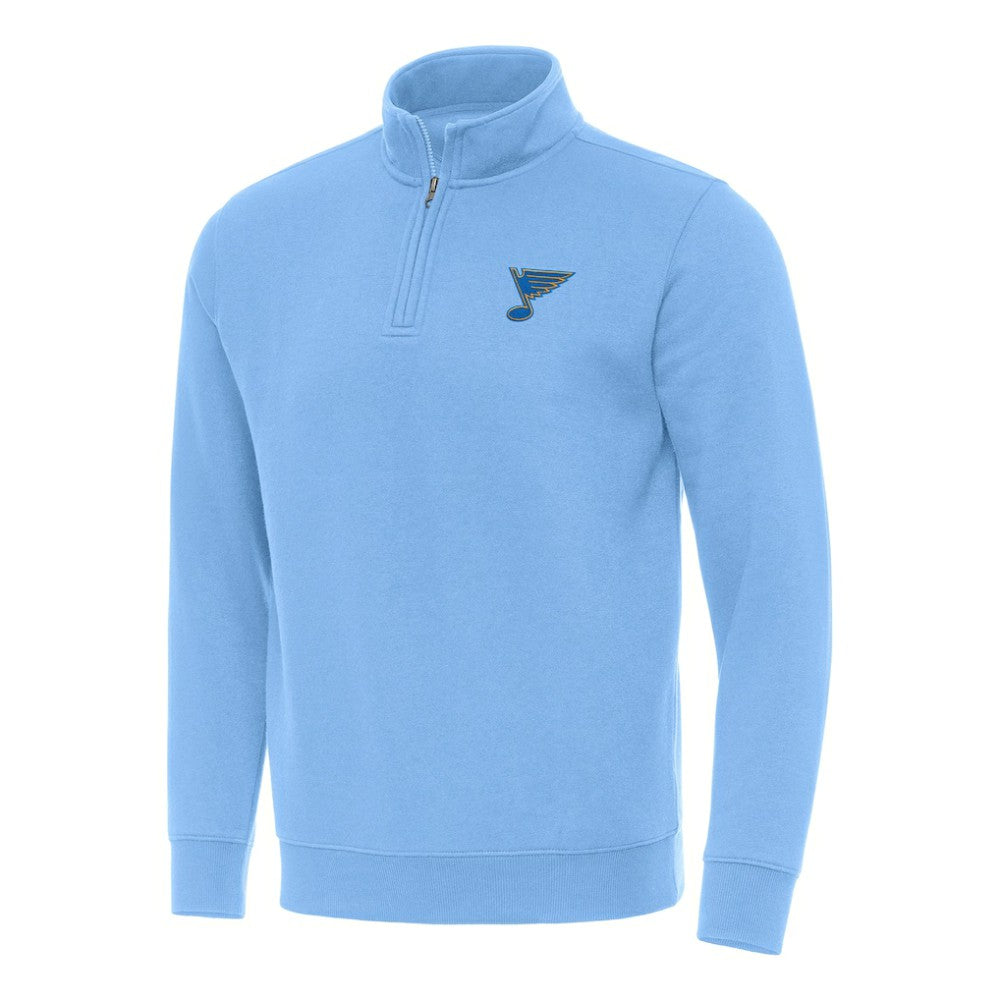 St. Louis Blues Antigua Victory Quarter-Zip Pullover Top - Blue - NHL 203362003