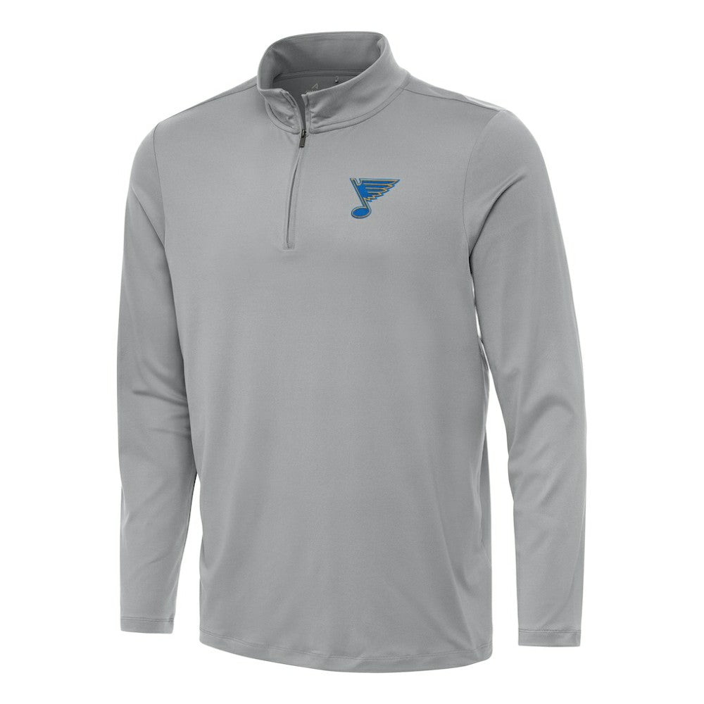 St. Louis Blues Antigua Reprocess Quarter-Zip Pullover - Gray - NHL 203362025