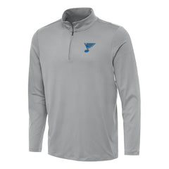 St. Louis Blues Antigua Reprocess Quarter-Zip Pullover - Gray - NHL 203362025